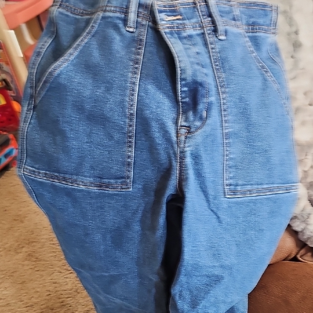 Knox Rose Relaxed Fit Blue Jeans